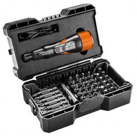 Surubelnita electrica cu acumulator si set biti neo tools 04-200