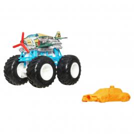 Hot wheels monster truck masinuta airplane mode scara 1:64