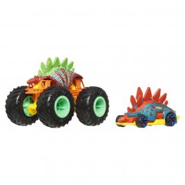 Hot wheels monster truck si masinuta metalica motosaurus