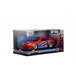 Jada marvel masinuta metalica spider man porsche 911 gt3 rs scara 1 la 32