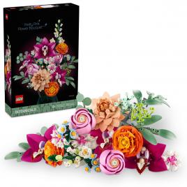 Lego botanicals buchet de flori roz 10342