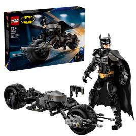 Lego super heroes figurina de constructie batman si motocicleta bat-pod 76273