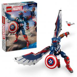 Lego super heroes figurina de constructie capitanul america 76296