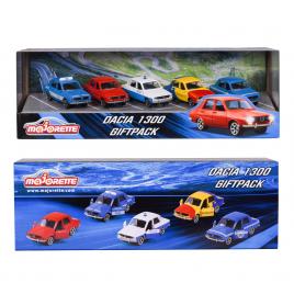 Majorette set 5 masinute metalice dacia 1300 7.5cm