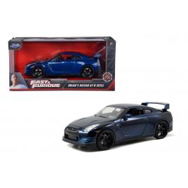 Masinuta metalica fast and furious 2009 nissan gt-r scara 1 la 24