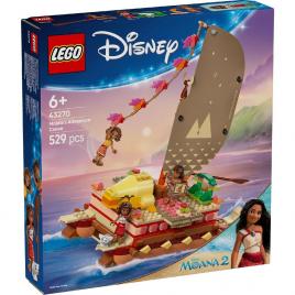 Lego disney canoea de aventura a moanei 43270