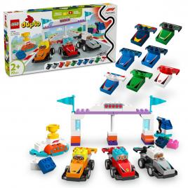 Lego duplo echipa f1: masini si piloti de curse 10445