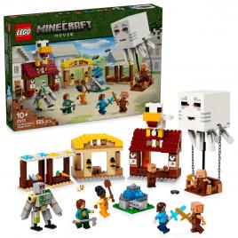 Lego minecraft atacul baloanelor ghast asupra satului 21273