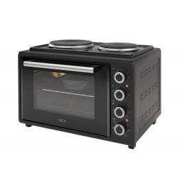Cuptor electric ecg eth 3501b, 35 litri, 1400 w, 2 plite, iluminare interioara,