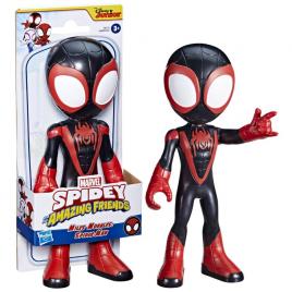 Figurina supradimensionata spidey prietenii extraordinari miles morales spider man 23 cm