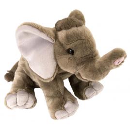 Jucarie plus pui de elefant african wild republic 30 cm