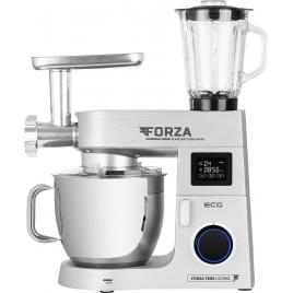 Robot de bucatarie ecg forza 7800 ultimo argento, 1800 w, 8 litri, lcd, sistem