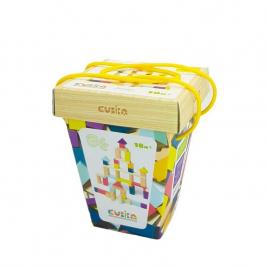 Set de constructii din lemn cubika 2