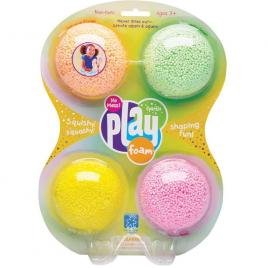 Spuma de modelat cu sclipici playfoam - set 4 culori