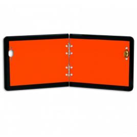Placa adr 300x120 mm aluminiu pliabila vertical hico