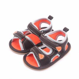 Sandalute maro cu barete ajustabile (marime disponibila: 9-12 luni (marimea 20