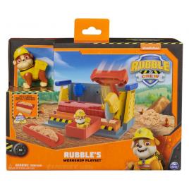 Set de joaca santier patrula catelusilor rubble cu nisip kinetic