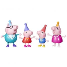 Set figurine peppa pig - petrecere in familia pig