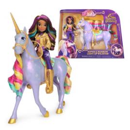 Set papusa sophia si wildstar lumina de curcubeu unicorn academy