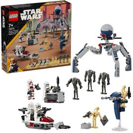 Lego star wars pachet de lupta clone trooper si droid de lupta 75372