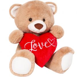 Plus ursulet valentin 30cm