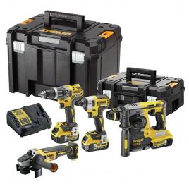Set 4 scule electrice cu acumulatori dewalt dck422p3