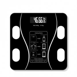 Cântar smart corporal cu bluetooth și afișaj digital iluminat, greutate suportata la 180 kg