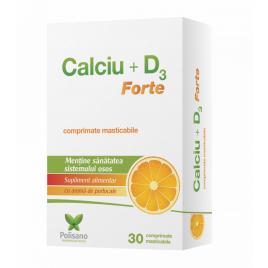 Calciu cu vitamina d3 forte portocale – suport optim pentru oase și sistemul