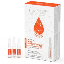 Fiole cu acid hialuronic 4d 10buc*2ml face care cosmetic plant