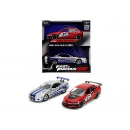 Jada fast and furious set 2 masini metalice mitsubishi lancer evolution ix 1:32