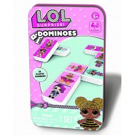 Joc domino in cutie de metal lol