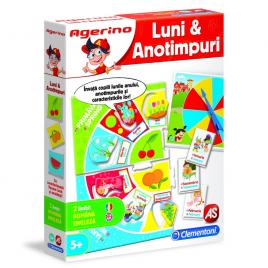 Joc educativ agerino - invata lunile si anotimpurile