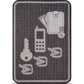 Covor intrare, model flex antiderapant 19685 91, bej maro 50 x 80 cm