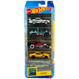 Set 5 masini hot wheels car meet