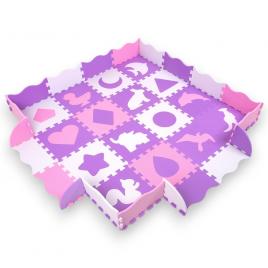 Covor puzzle /tarc de joaca insportline burgino 30 x 30 x 1 cm, 36 piese