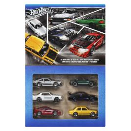 Hot wheels silver series set 6 masinute metalice tematica japoneza