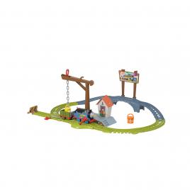 Thomas set de joaca cu locomotiva motorizata thomas livreaza vopseaua