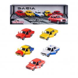 Majorette dacia 1300 set 5 masinute metalice scara 1:64