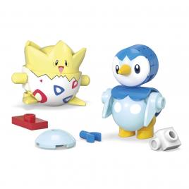 Pokemon mega set doua bile togepi si piplup 41 piese