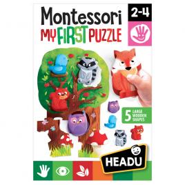Puzzle montessori - primul meu puzzle padurea
