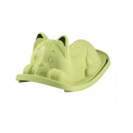 Smoby Life: balansoar in forma de pisica, capacitate de incarcare 50 kg - verde
