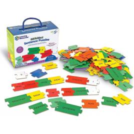 Set activitati educative - puzzle cu propozitii in limba engleza