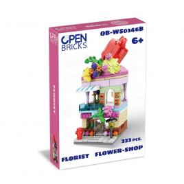 Set de constructie florarie 232 piese