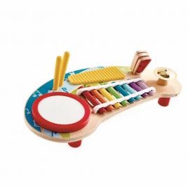 Set muzical din lemn pentru copii hape