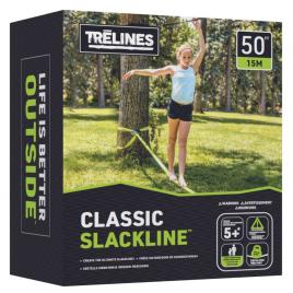 Banda de echilibru slackline clasic 15 m hape