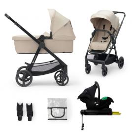 Carucior copii 4 in 1 kinderkraft sand beige