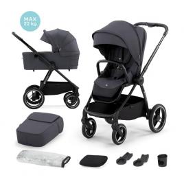 Carucior copii multifunctional 2 in 1 kinderkraft nea dark grey