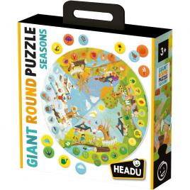 Puzzle educativ rotund sa invatam anotimpurile headu
