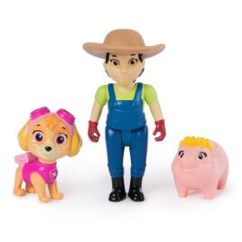 Set figurine eroi de salvare skye si farmer yumi patrula catelusilor