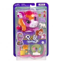 Set gentuta animalut ponei la rodeo cu accesorii polly pocket